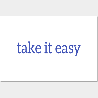 Take it easy lettering Posters and Art